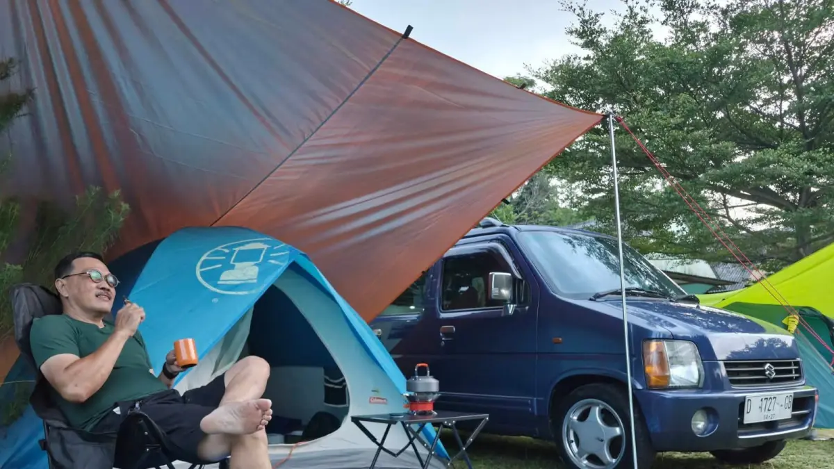 Family Camping, Karimun Club Pengda Jakarta mengadakan kegiatan Camping dan outing bersama ke Palemboko Camp Sentul, Bogor, Jawa Barat pada akhir pekan lalu. (IST)
