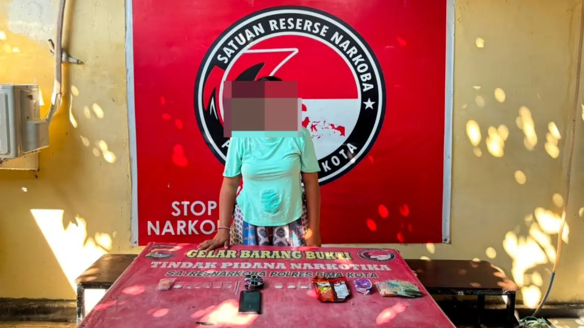 IRT berinisial LE kembali ditangkap karena diduga menjadi pengedar sabu, Senin (8/6).