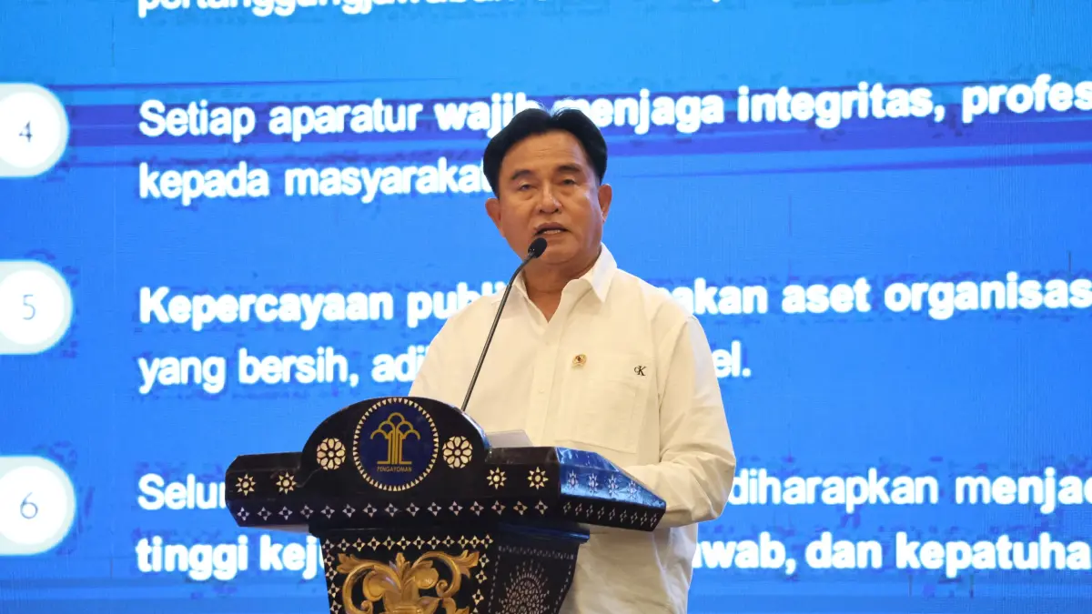 Kemenko Kumham Imipas Yusril Ihza Mahendra