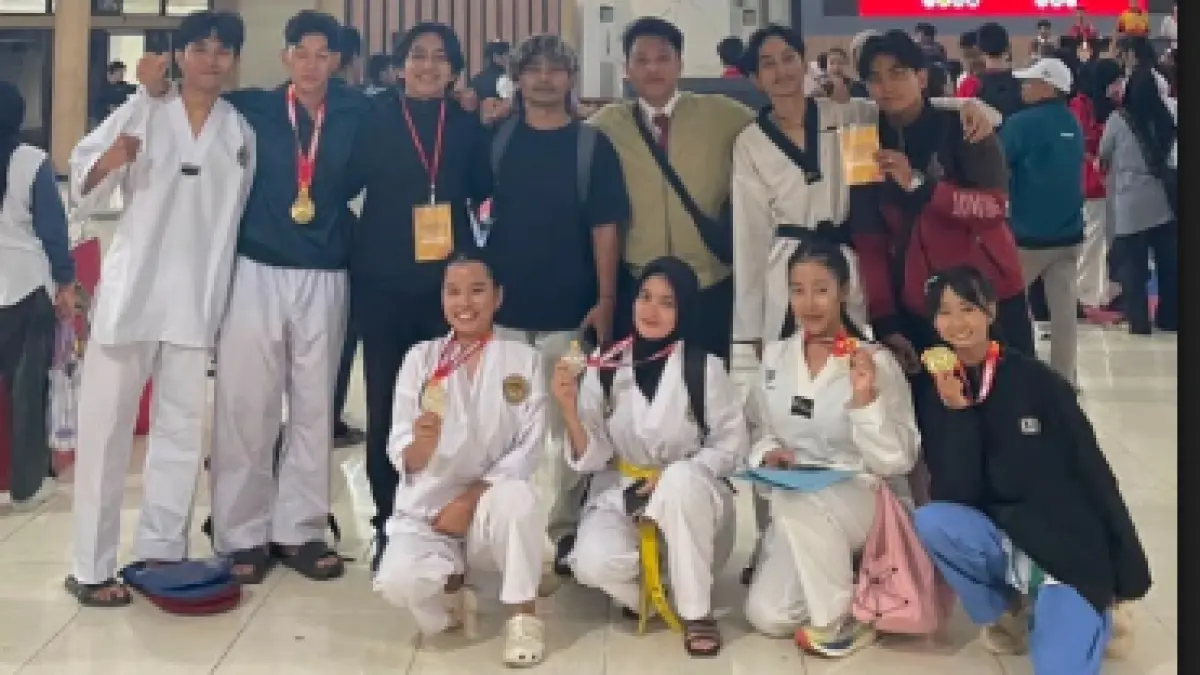 Sebanyak sembilan mahasiswa UBG berhasil meraih gelar juara pada Kejuaraan Taekwondo Tingkat Regional 2026