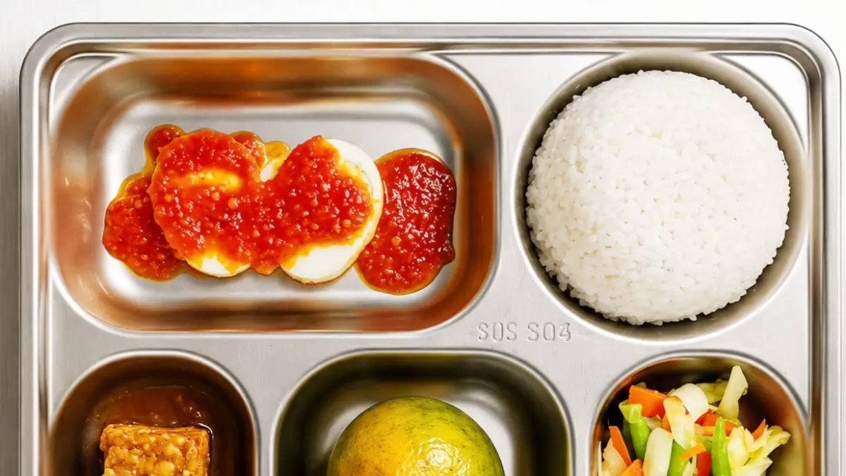 SPPG Banyumulek Yayasan Batu Emas bahkan tetap konsistensi dan terus melakukan inovasi menu.