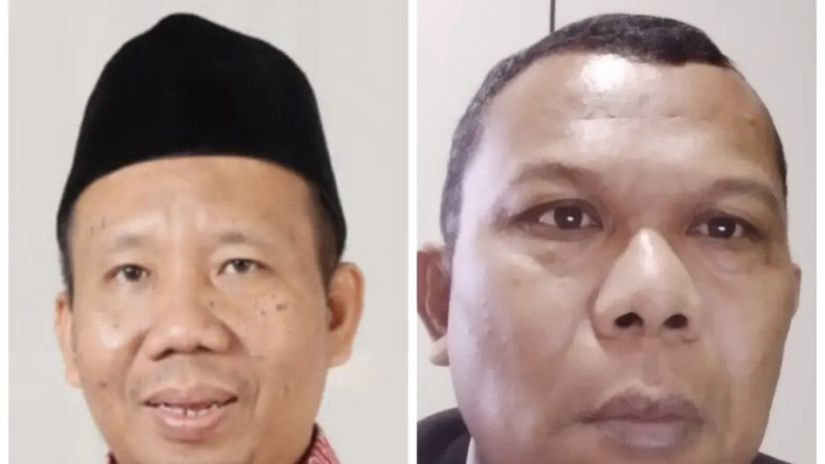 Akademisi Unram Dr Asrin (kiri) dan akademisi UIN Mataram Dr Agus (kanan) mendukung pembatasan masa jabatan ketum parpol.
