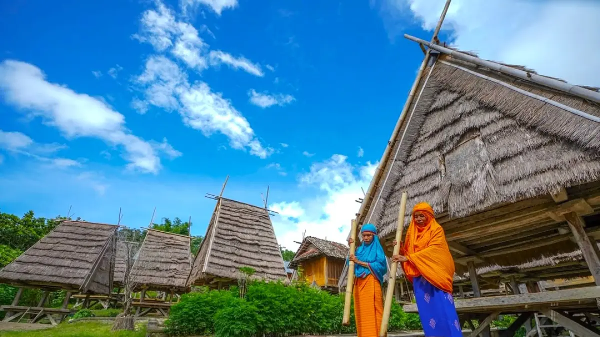 WISATA BUDAYA: Uma Lengge, destinasi wisata budaya unik yang ada di Desa Maria Kecamatan Wawo Kabupaten Bima. (IG Mbojo Backpacker)