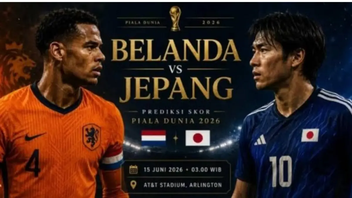  Belanda vs Jepang di Piala Dunia 2026