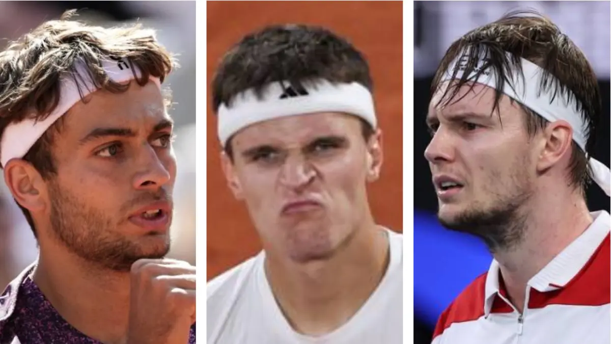 Flavio Cobolli, Jakub Mensik dan Alexander Bublik resmi masuk line-up Piala Laver 2026 di London, September mendatang. (Kolase AFP)