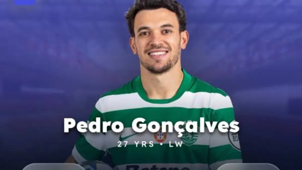 ILUSTRASI: Pedro Goncalves, pemain Sporting Lisbon yang diminati AC Milan. (Istimewa)