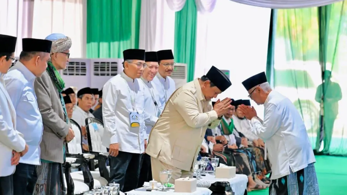 Bicara Apa Adanya di Bangkalan, Presiden Prabowo Gandeng NU Amankan Kekayaan Negara yang Lari ke Luar Negeri. (BPMI Setpres)
