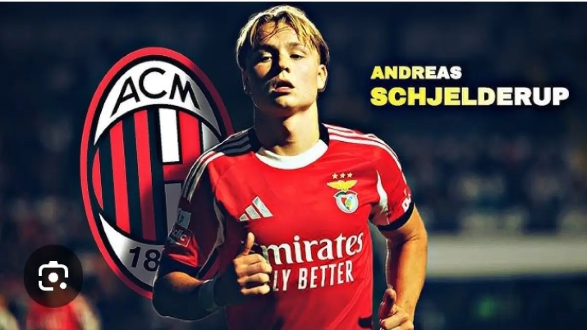MASUK BIDIKAN: Andreas Schjelderup, pemain Benfica yang dikaitkan dengan AC Milan. (Istimewa) 