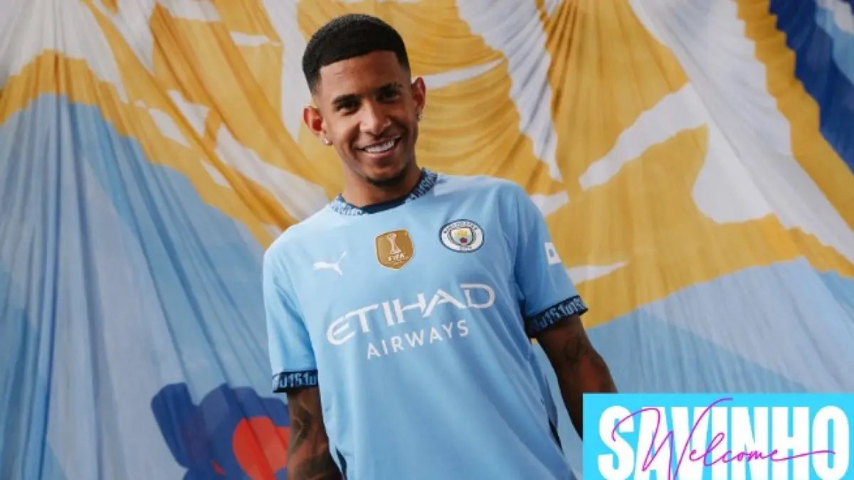Pemain muda Manchester City Savinho mendapat tawaran pinjaman dari Arsenal. (MAN CITY)