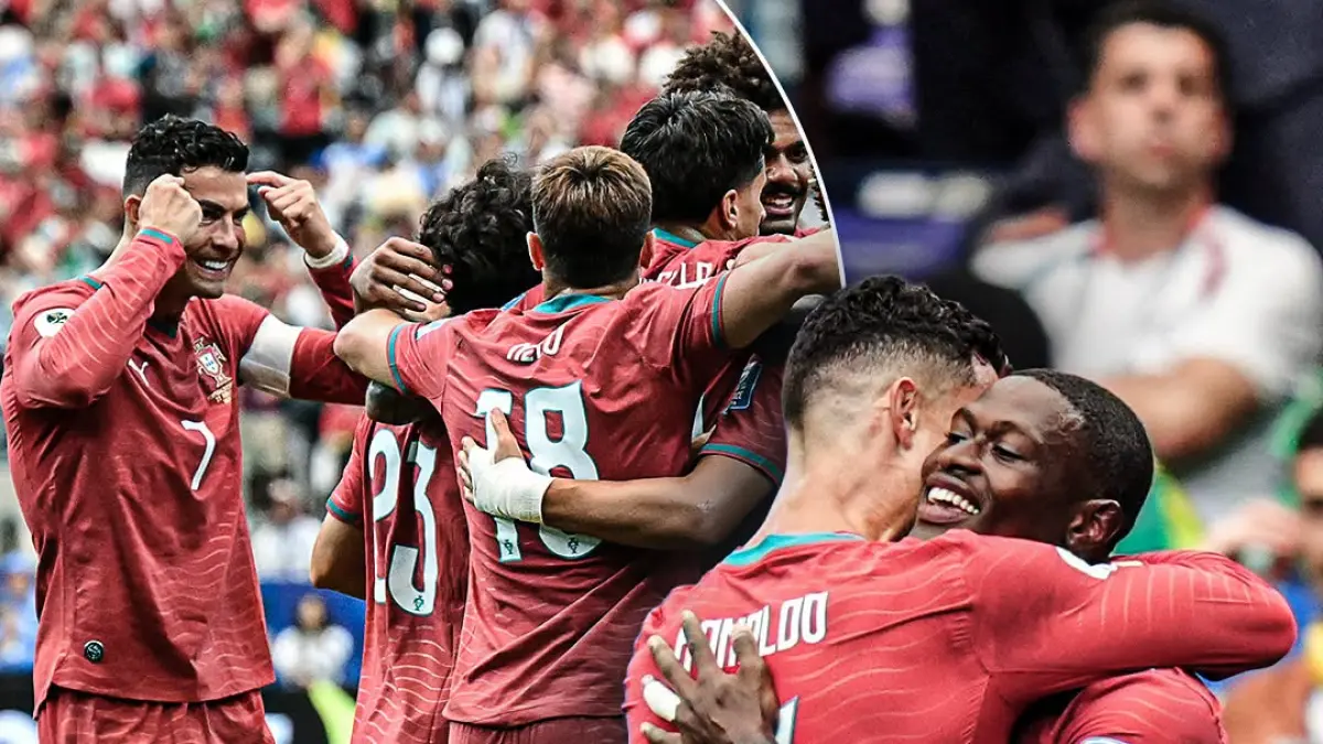 Taktik kecohan Cristiano Ronaldo sukses muluskan gol tendangan bebas Nuno Mendes saat hasil Portugal vs Uzbekistan berakhir telak 5-0.