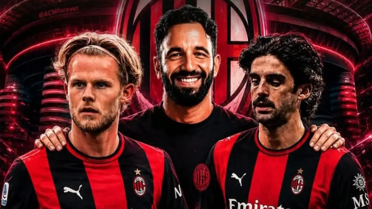 REUNI: Pelatih baru AC Milan Ruben Amorim hendak membawa dia mantan anak asuhnya di Sporting Lisbon. (Istimewa) 