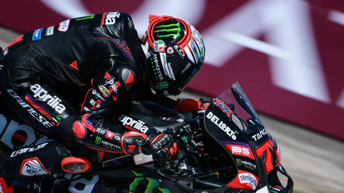 Marco Bezzecchi tercepat pada FP1 MotoGP Belanda 2026 di Assen. Marc Marquez terjatuh di Tikungan 16 dan finis posisi ke-10. (Instagram MotoGP)