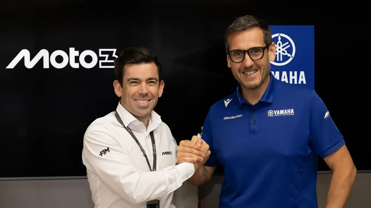 MotoGP menunjuk Yamaha sebagai pemasok motor eksklusif Moto3 mulai 2028-2033. Era baru balap junior Grand Prix resmi dimulai. (motogp.com)