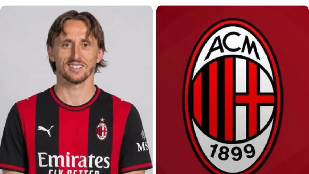 SENIOR: Luka Modric membuka peluang melanjutkan kontrak bersama AC Milan. (Istimewa) 