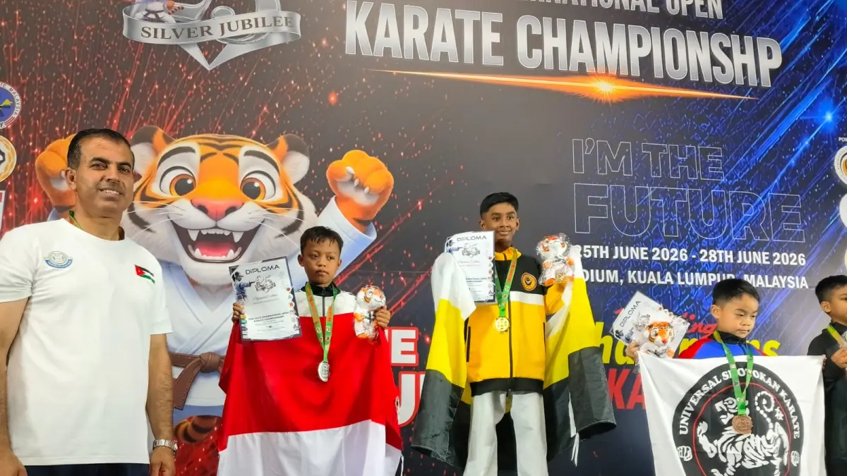 Irvan Jayadi meraih medali perak di Kuala Lumpur. (IST/LOMBOK POST)