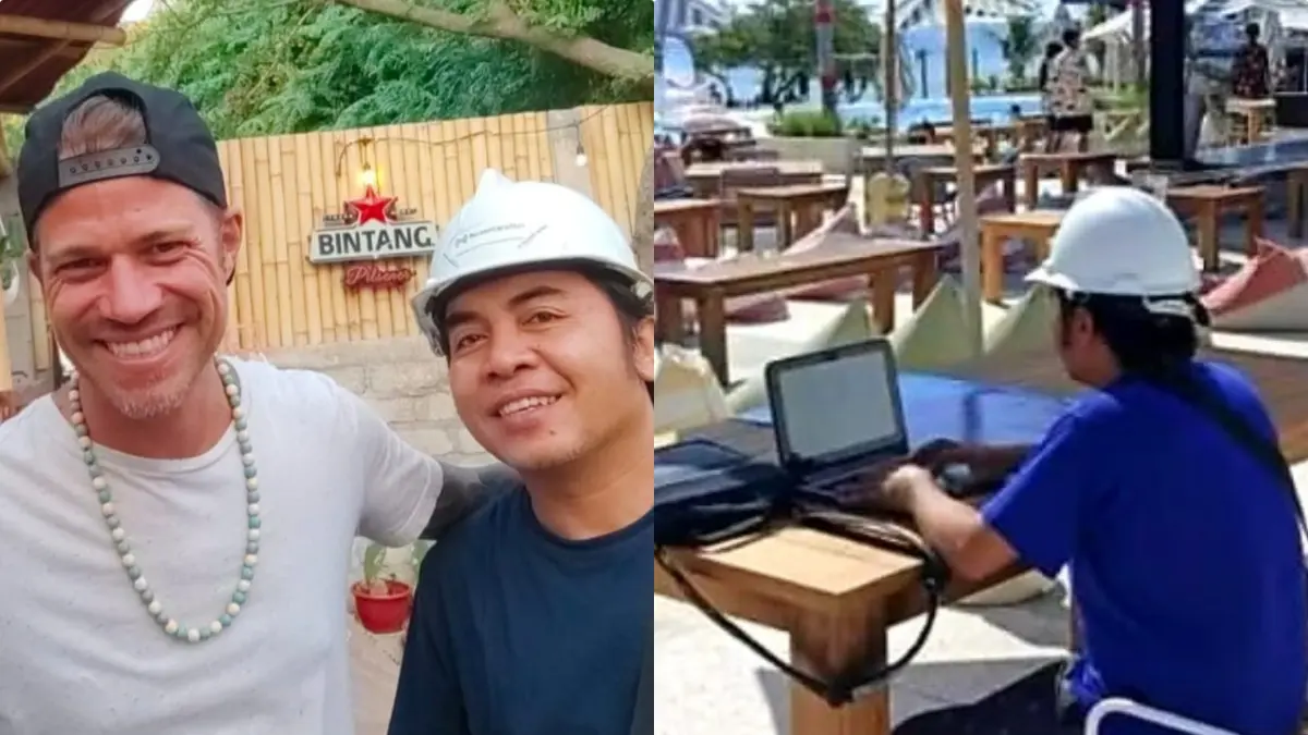 ANDAL DAN CEPAT: Tim teknisi NusantaraNet saat melakukan pengecekan rutin perangkat jaringan di salah satu resort kawasan Gili Trawangan. NusantaraNet berkomitmen menjaga kualitas jaringan dengan garansi zero gangguan dan layanan standby 24 jam bagi para pelaku pelaku bisnis pariwisata. (FOTO: DOK. NUSANTARANET)