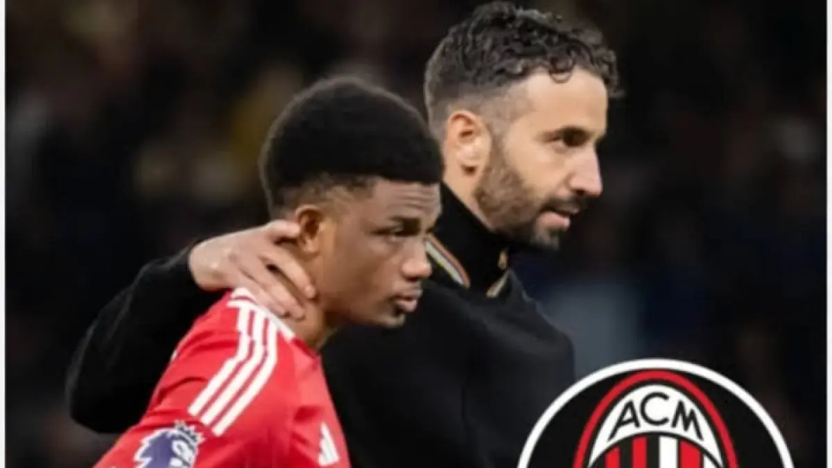 BIDIKAN RUBEN AMORIM: AC Milan tertarik dengan Amad Diallo dari Manchester United. (Istimewa) 