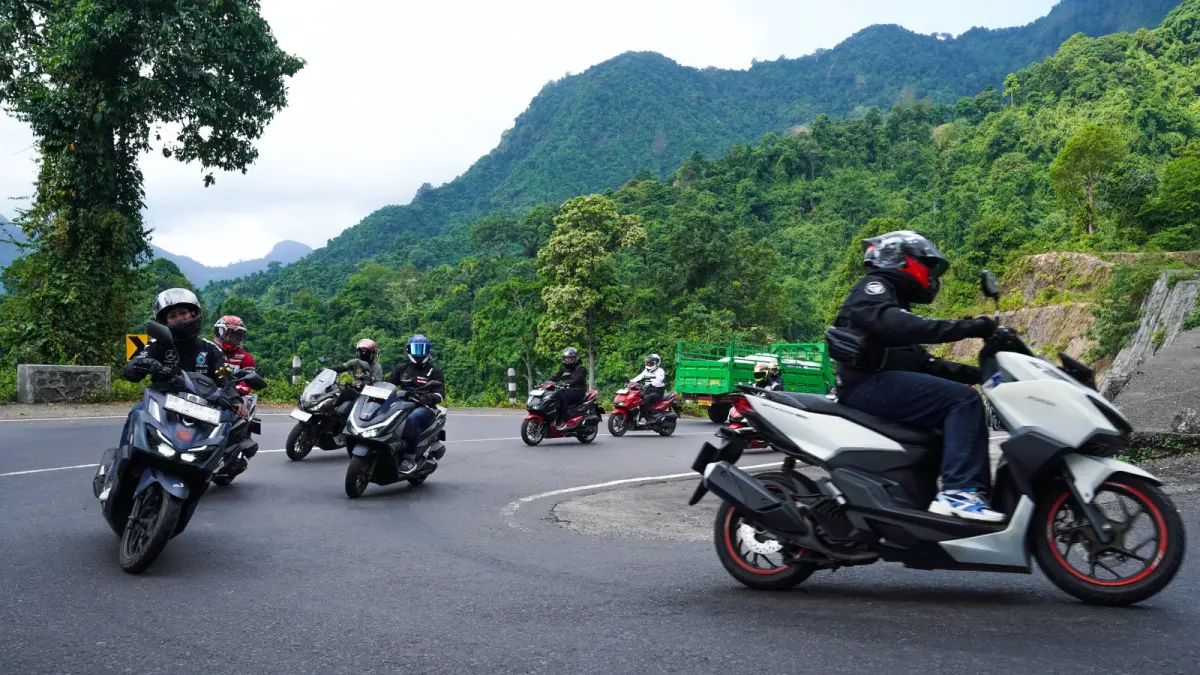 ilustrasi touring. (Honda for Lombok Post)