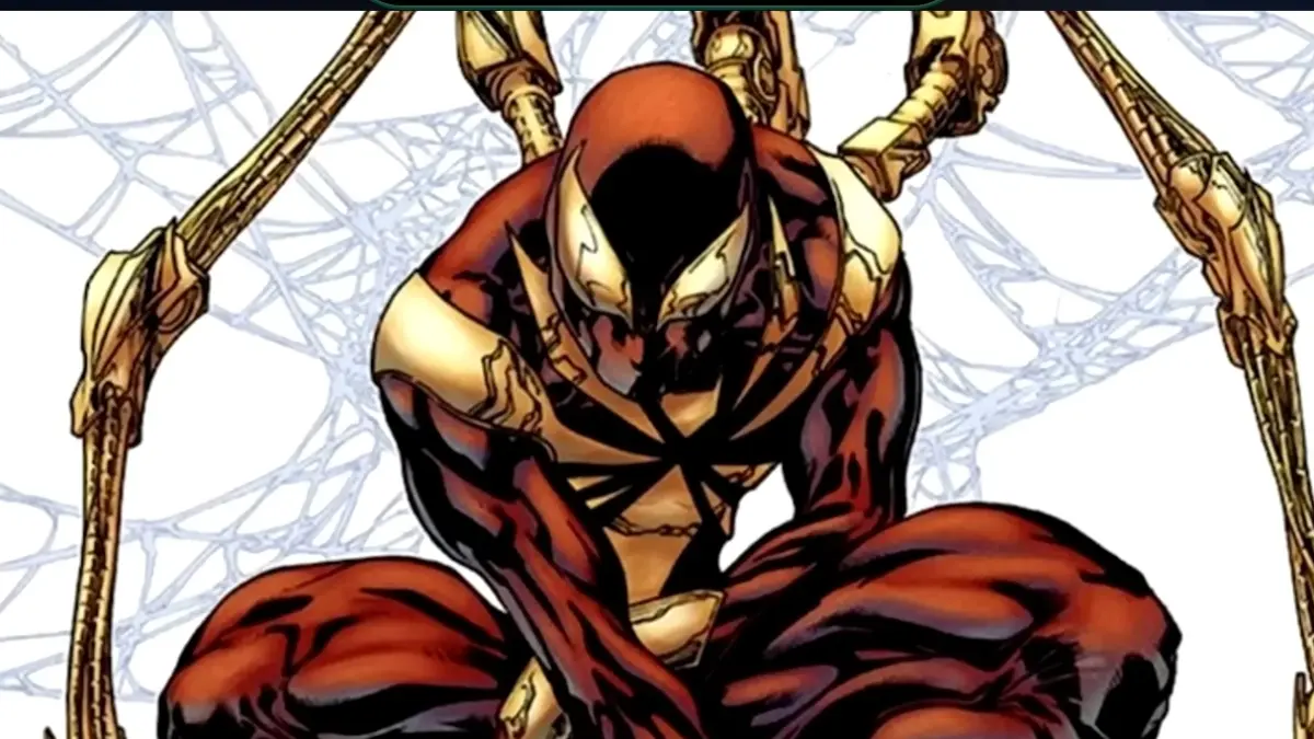 Iron Spider Armor dalam komik. 
