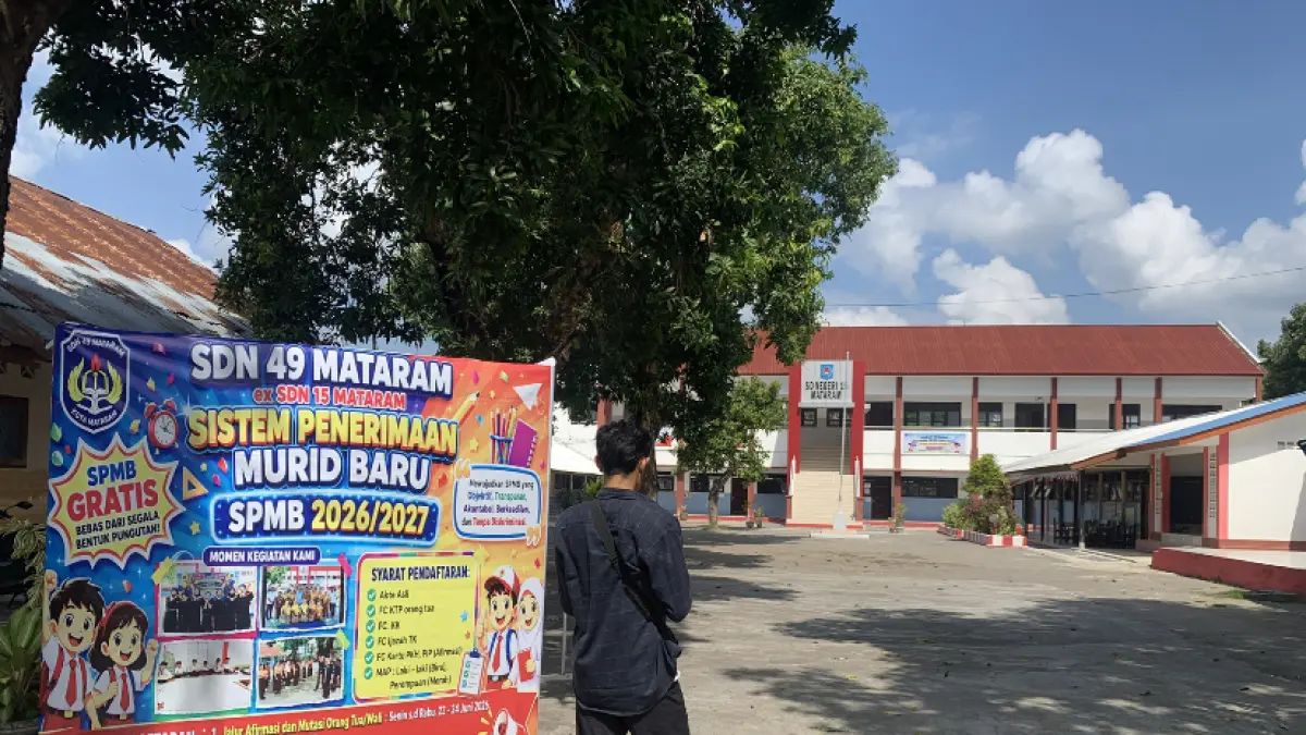SDN 15 Mataram yang dimerger dengan SDN 19 Mataram