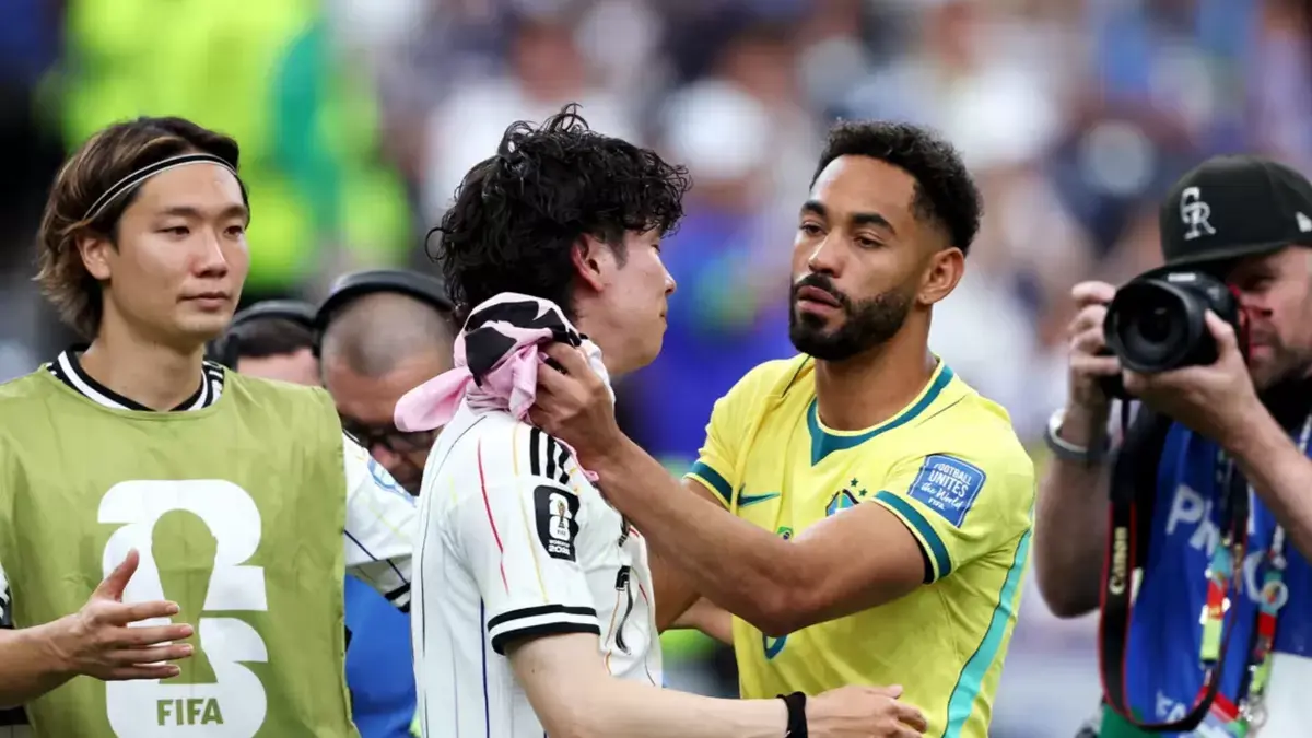 Tragis! Kutukan Jepang di fase gugur Piala Dunia 2026 berlanjut. Sempat unggul, Samurai Blue hancur kena comeback menit akhir Brasil.