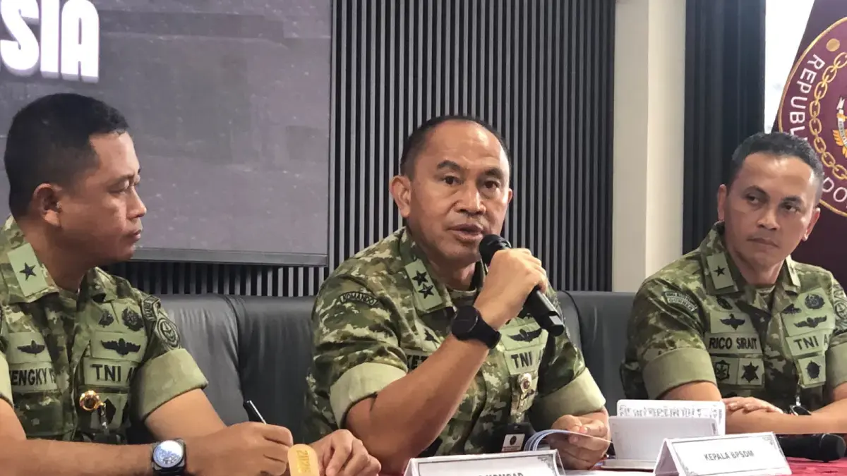 Kemhan menyampaikan penjelasan terkait sejumlah peserta Latsarmil yang meninggal dunia sepekan belakangan. (JawaPos.com)