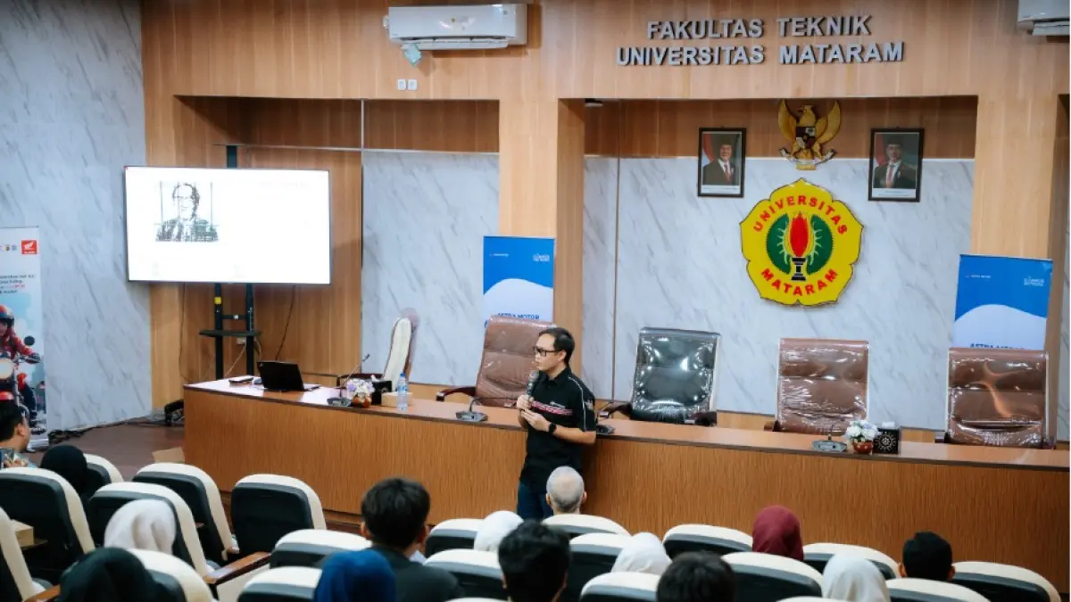 Sosialisasi : Tim Astra Motor NTB saat berdiskusi terkait Seleksi Regional Tahap A dalam kompetisi Astra Honda SDGs Future Leaders (SFL) 2026. (Honda for Lombok Post)
