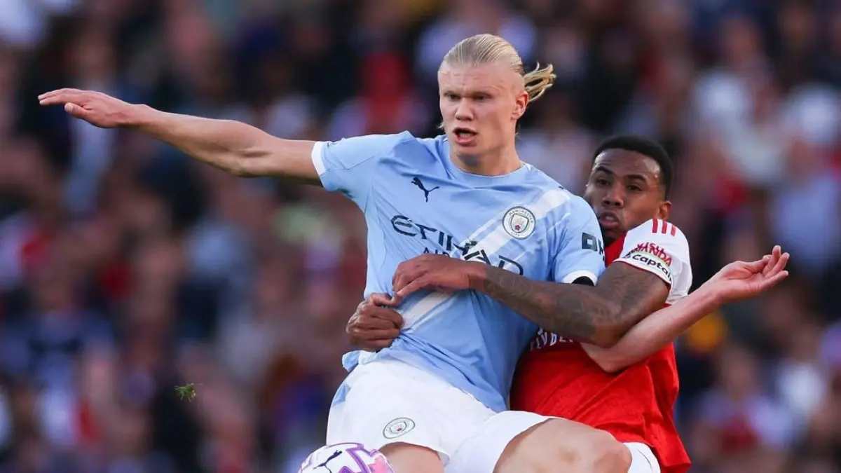 Duel Erling Haaland vs Gabriel Magalhaes di 16 besar Piala Dunia 2026. Pertemuan dua "bestie" Premier League yang siap adu fisik.