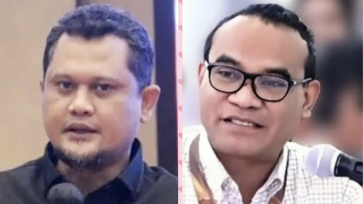 Ketua Bawaslu NTB Itratip (kiri) dan Komisioner Bawaslu NTB Umar Ahmad Seth meminta kewenangan Bawaslu diperkuat. 