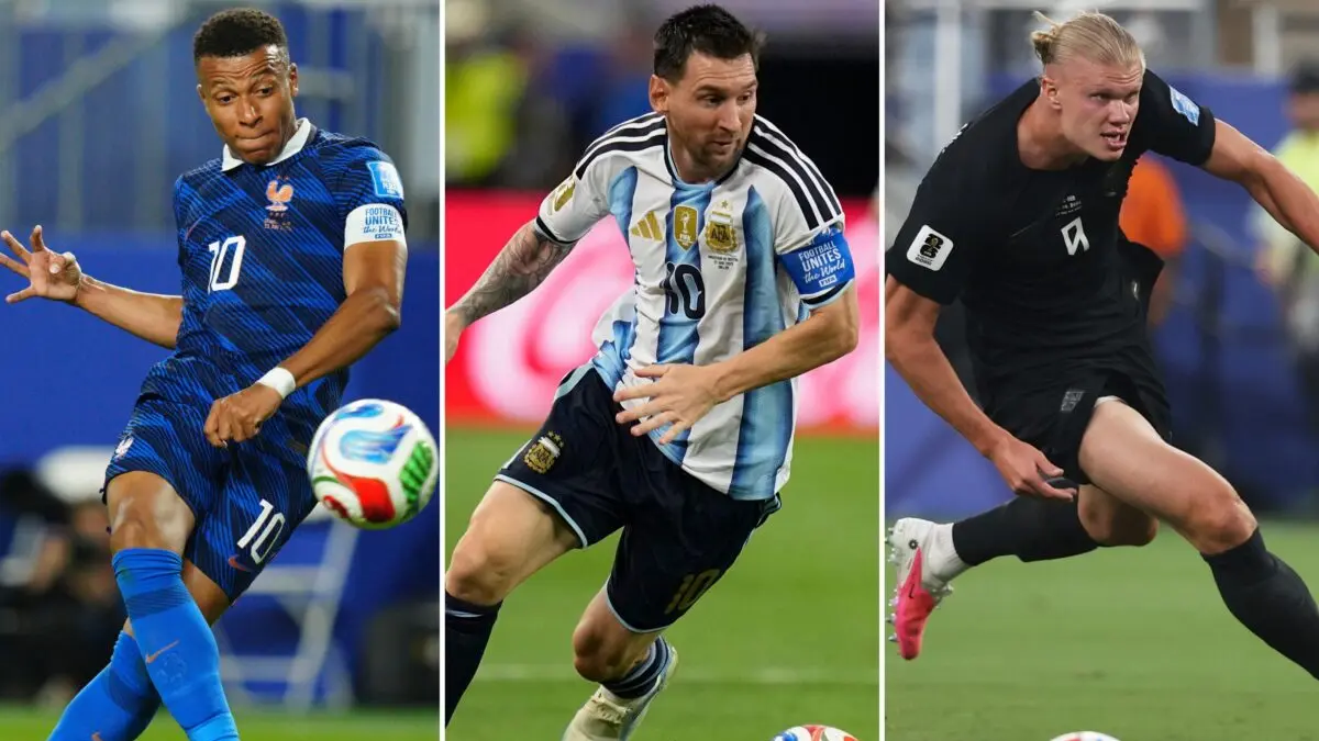 Persaingan top skor Piala Dunia 2026 memanas! Mbappe, Messi, dan Haaland sama-sama koleksi 7 gol. Siapa paling berpeluang raih Sepatu Emas?
