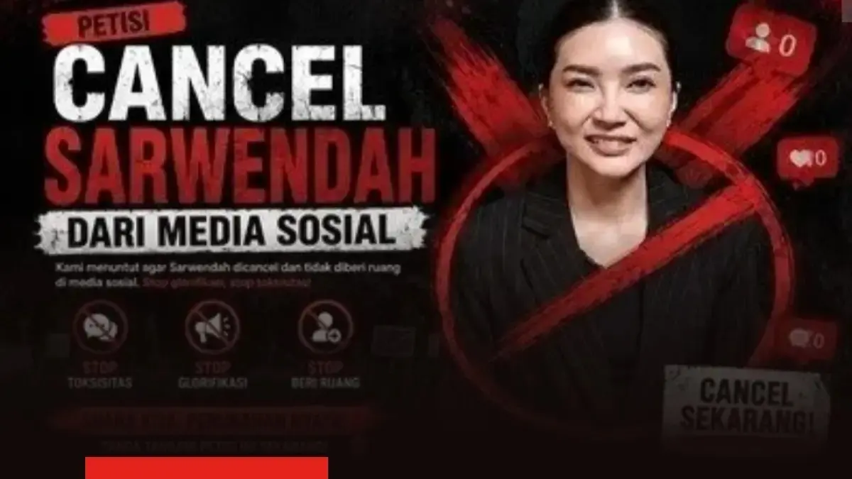 Petisi Cancel Sarwendah menggema di media sosial. (change.org)