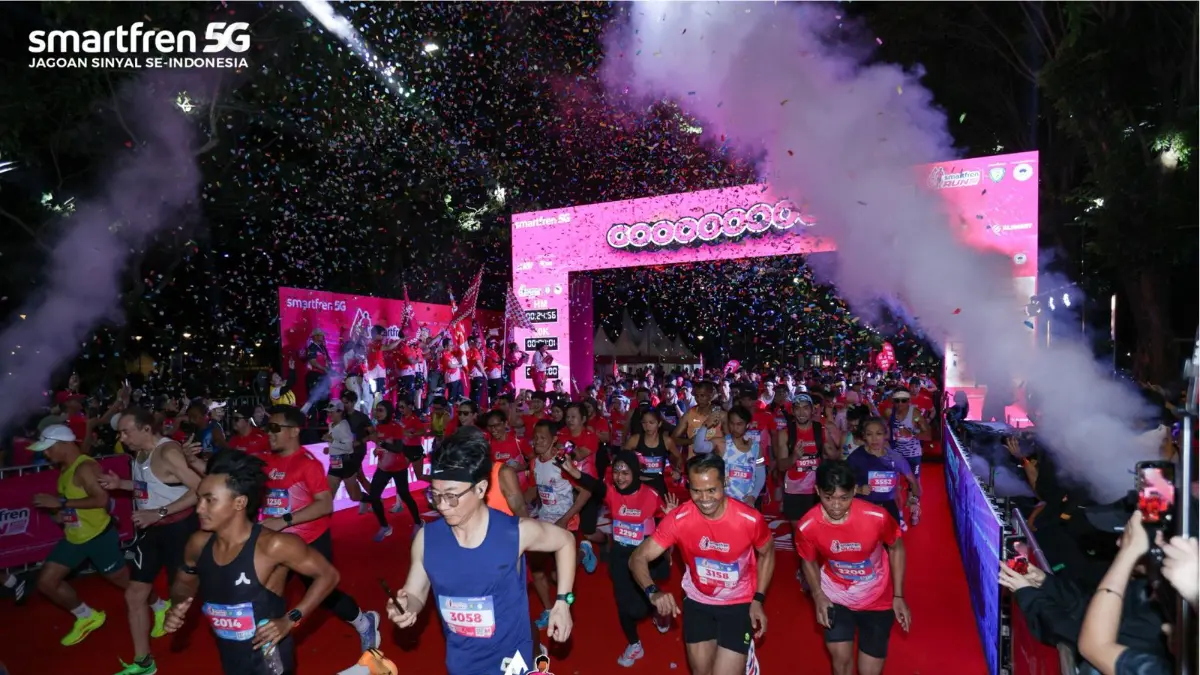 SMARTFREN RUN 2026 sukses digelar dengan 7.500 pelari di GBK. XLSMART memperkuat customer engagement, gaya hidup sehat, dan lingkungan.