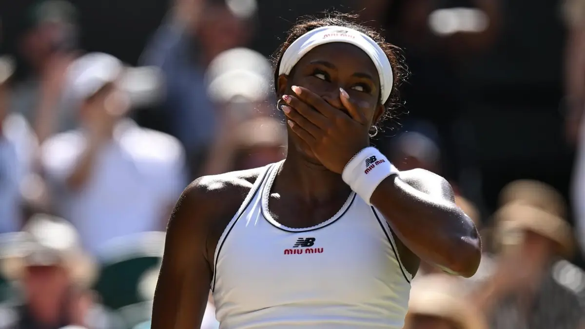 Coco Gauff bangkit mengalahkan Jessica Pegula 4-6, 6-3, 6-3 dan memastikan semifinal Wimbledon pertama dalam kariernya. (Instagram Wimbledon)