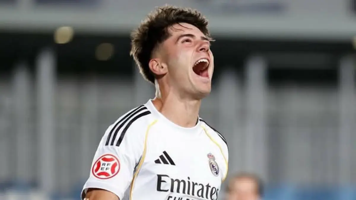 BAKAT MUDA: Victor Valdepenas, pemain Real Madrid yang diminati AC Milan. (Istimewa) 