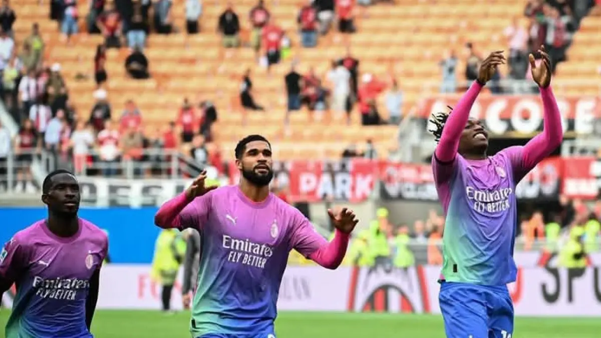 DAFTAR JUAL: Fikayo Tomori, Ruben Loftus-Cheek, dan Rafael Leao, tiga pemain yang siap dilepas AC Milan. (Istimewa) 