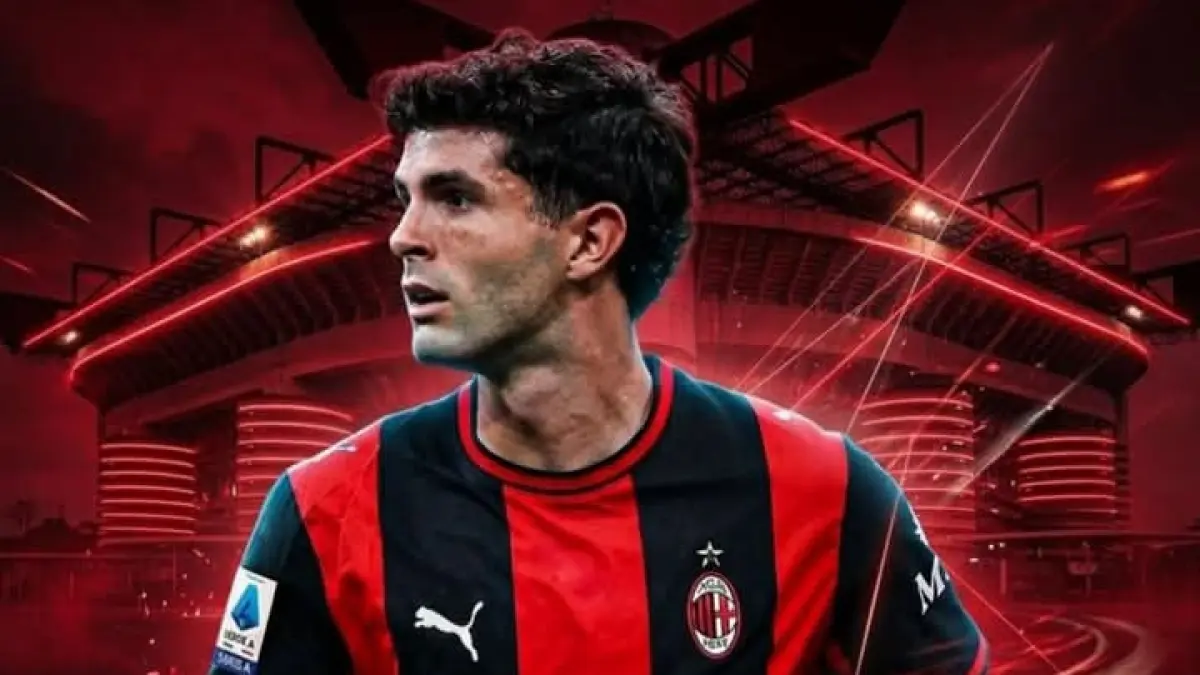 JURU GEDOR: Christian Pulisic, striker AC Milan. (Istimewa) 