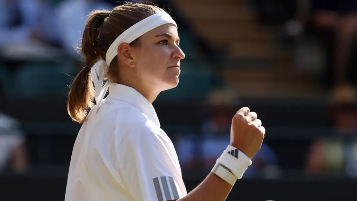 Karolina Muchova kalahkan Naomi Osaka dan lolos ke semifinal Wimbledon 2026. Selanjutnya ia ditantang unggulan teratas Coco Gauff. (Instagram WTA)