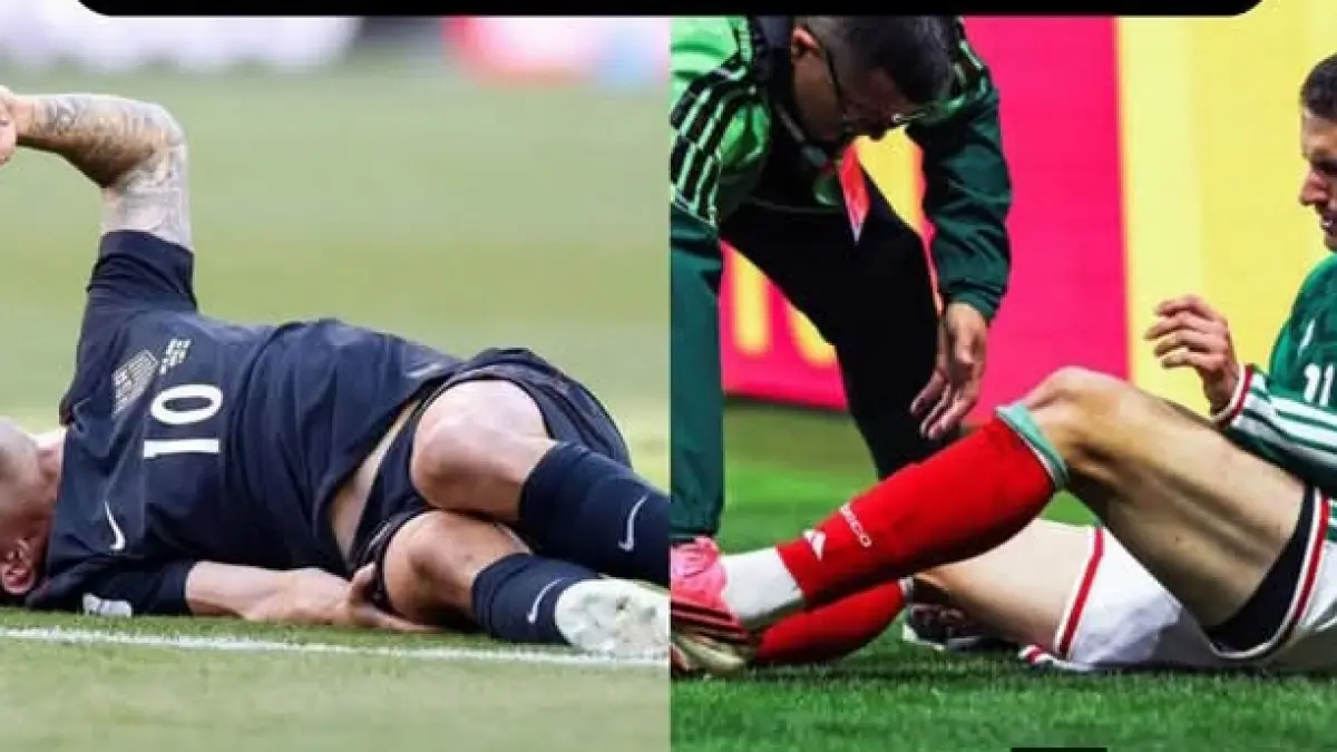 MENGELUH KESAKITAN: Dua bintang AC Milan, Christian Pulisic dan Santiago Gimenez sama-sama mengalami cedera. (Istimewa) 