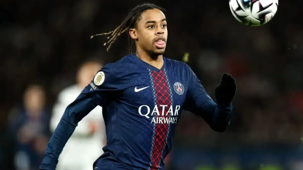Pemain PSG Bradley Barcola masuk dalam radar incaran Arsenal. (IST/LOMBOK POST)