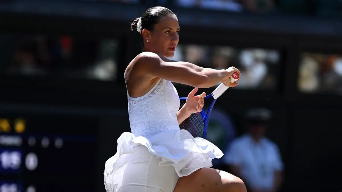 Marta Kostyuk kalahkan Jasmine Paolini dan lolos ke semifinal Wimbledon 2026. Tinggal selangkah lagi ukir sejarah bagi Ukraina. (Instagram WTA)