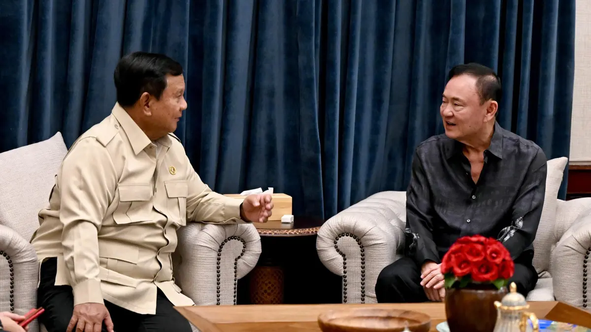 Pertemuan Hangat Presiden Prabowo dan Thaksin di Kertanegara, Bahas Dinamika Kawasan hingga Isu Global. (BPMI Setpres)