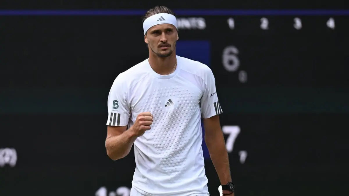 Alexander Zverev lolos ke final Wimbledon 2026 usai mengalahkan Arthur Fery dan kini berpeluang meraih gelar Grand Slam kedua beruntun. (Instagram Wimbledon)