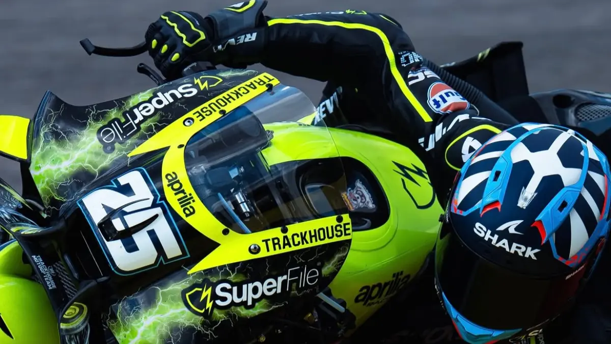 Raul Fernandez tercepat pada FP1 MotoGP Jerman 2026. Marc Marquez sempat terjatuh tetapi tetap finis kedua di Sachsenring. (Instagram Track House MotoGP)