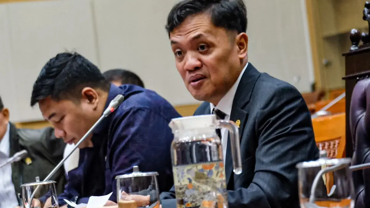 Ketua Komisi III DPR Habiburokhman. (Salman Toyibi/Jawa Pos)