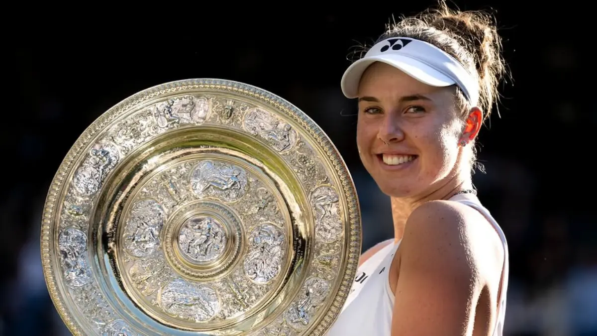 Linda Noskova juara Wimbledon 2026 usai mengalahkan Karolina Muchova. Petenis 21 tahun itu menjadi juara termuda dalam 15 tahun terakhir. (Instagram Wimbledon)