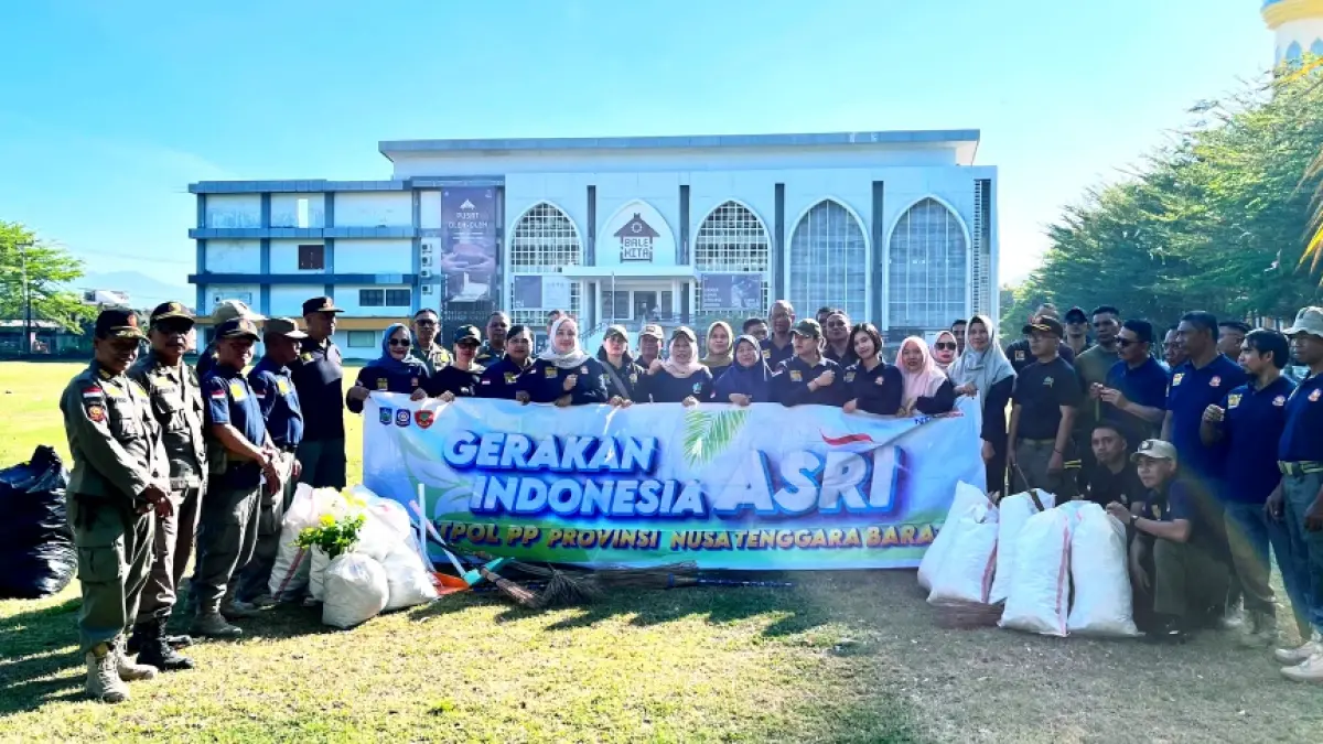 Satpol PP NTB bergerak cepat menggelar aksi kebersihan lingkungan secara maraton selama dua hari berturut-turut.