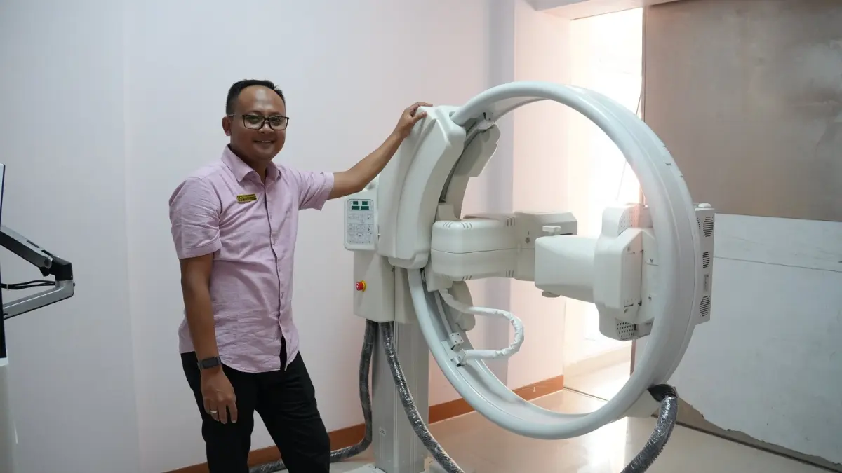 LAYANAN: Alat pemeriksaan mamografi yang ada di RSUD dr r Soedjono Selong. 