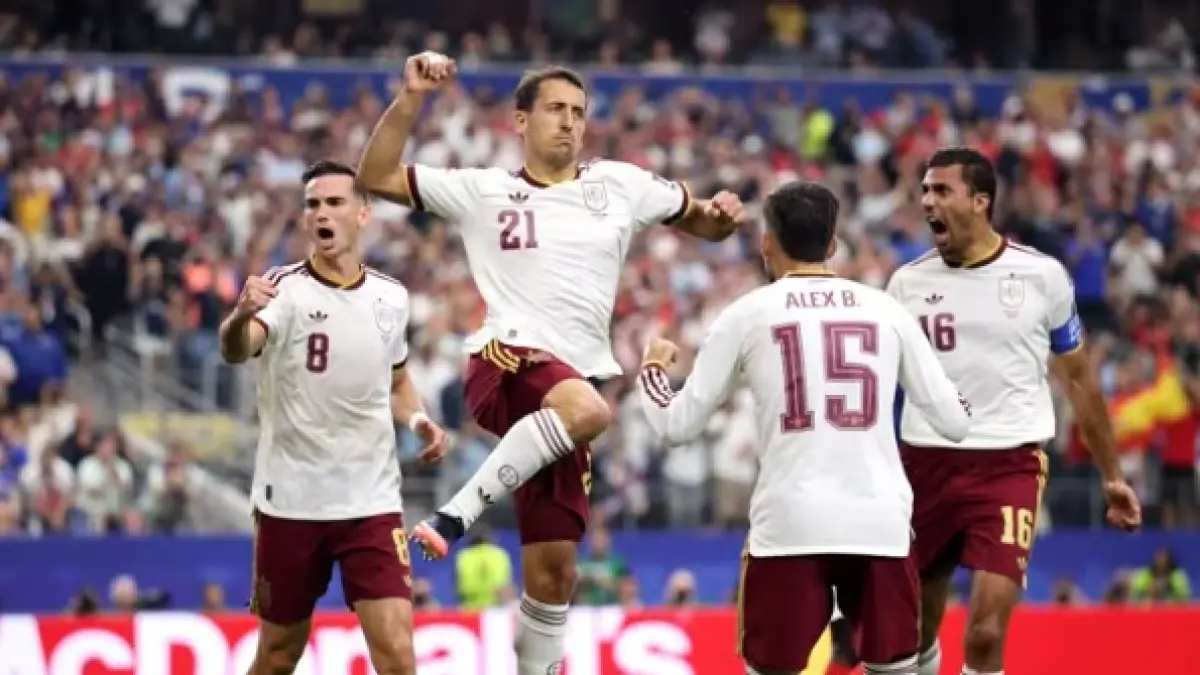 Spanyol berhasil lolos ke babak final Piala Dunia 2026 usai membungkan Prancis. (FIFA)