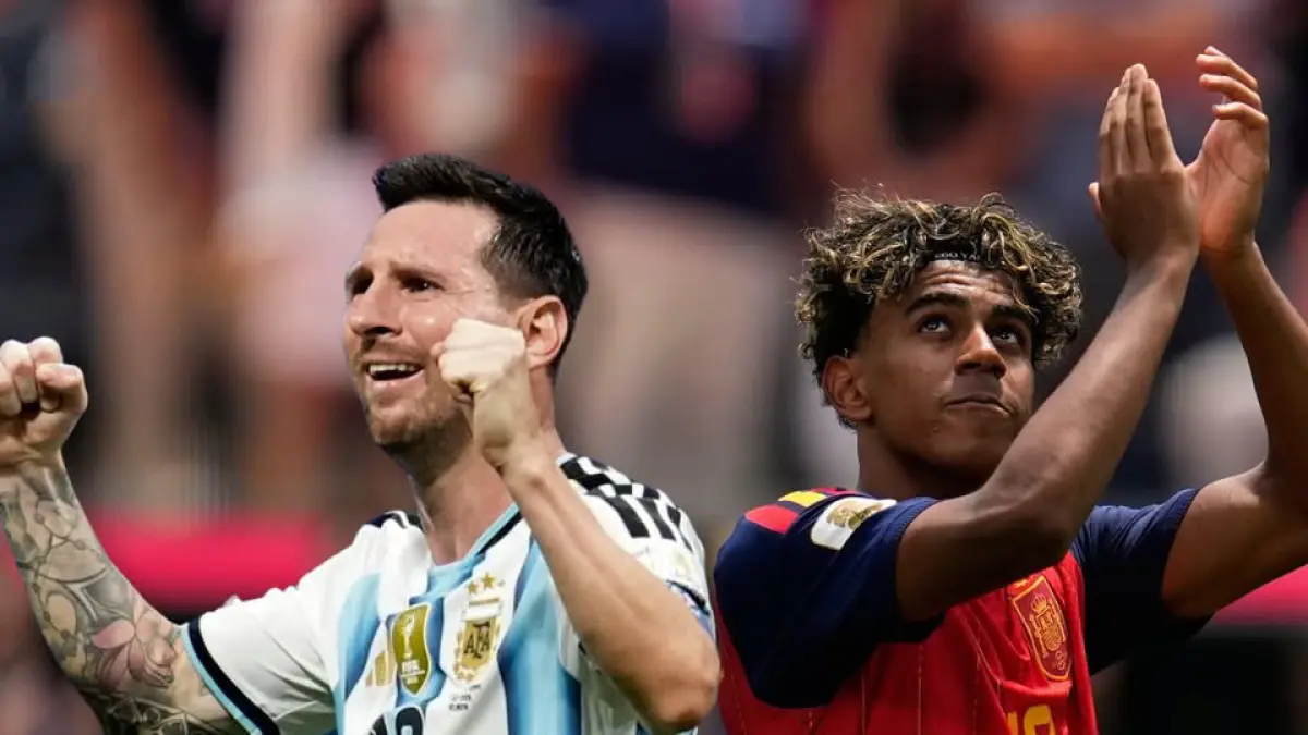 Final Piala Dunia 2026 mempertemukan Argentina vs Spanyol. Simak jadwal, rivalitas sengit Lionel Messi vs Lamine Yamal di laga puncak.
