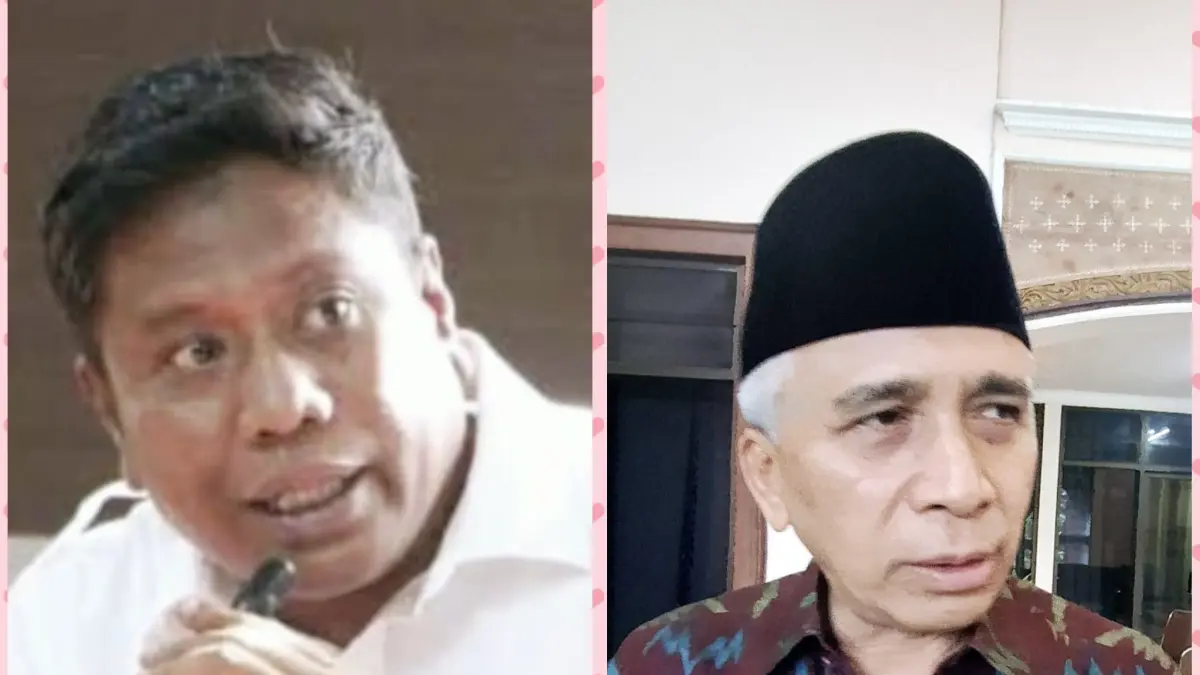 Badan Pembentukan Perda (Bapemperda) DPRD NTB Ali Usman Ahim (kiri) dan Anggota Komisi V DPRD NTB Didi Sumardi (kanan). 